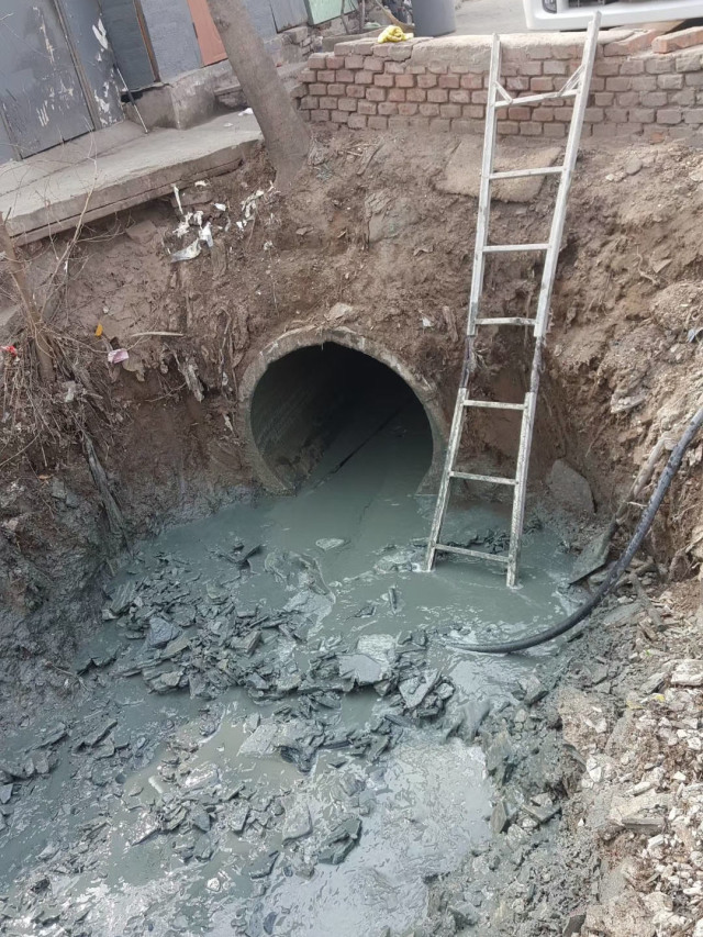 托喀依乡管道清洗